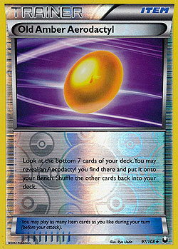 Old Amber Aerodactyl