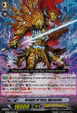 Knight of Fury, Agravain 