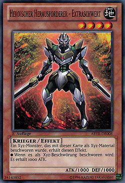 Yu-Gi-Oh! Karte 'Heroischer Herausforderer - Schwertschild' (REDU-EN007) - Common Unlimited