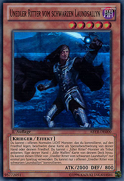 Unedler Ritter vom schwarzen Laundsallyn