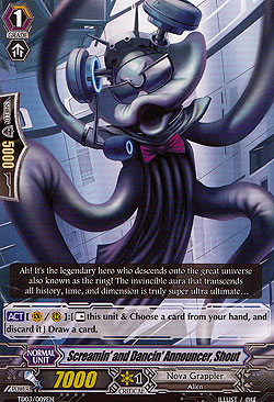 Screamin´ and Dancin´ Announcer, Shout 