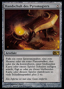 Hanschuh des Pyromagiers