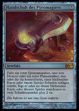 Hanschuh des Pyromagiers