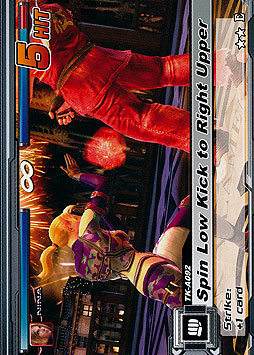 Spin Low Kick to Right Upper