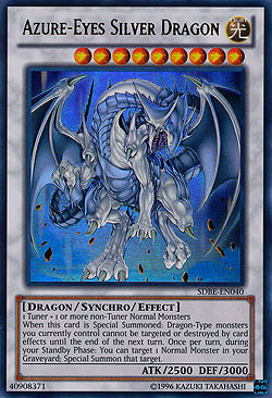 Yu-Gi-Oh! - Azure-Eyes Silver Dragon (SDBE-EN040) - Structure Deck