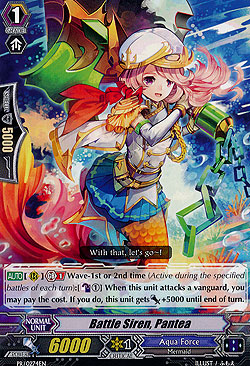 Battle Siren, Pantea