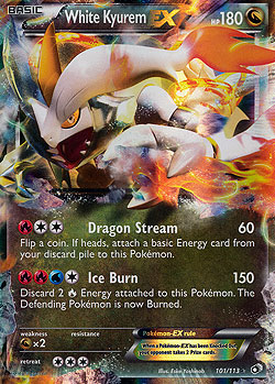White Kyurem EX Legendary Treasures Boosterserien Einzelkarten Pokemon