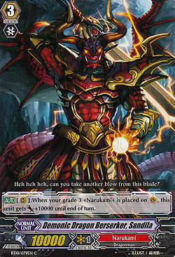 Demonic Dragon Berserker, Sandila