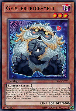 Geistertrick-Yeti