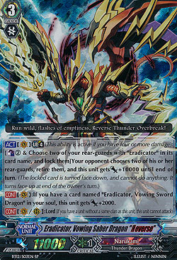 Eradicator, Vowing Saber Dragon 