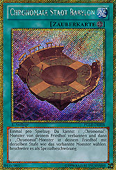 YUGIOH 3x Chronomaly City Babylon PGLD-EN008 Gold Secret Rare Unlimited Edition