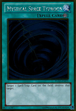 Yu-Gi-Oh Legendary Collection 4 1st Ed. Single Mystical Space Typhoon Secret Rare - SLIGHT PLAY (SP) | DA Card World