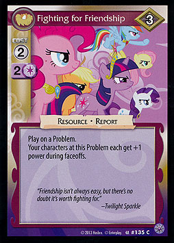 Fighting for Friendship