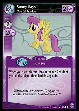 Sunny Rays - One Bright Mare