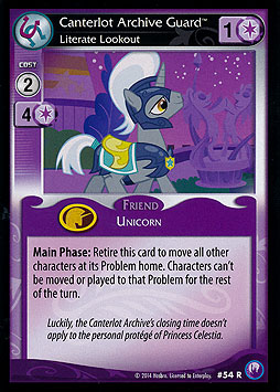 Canterlot Archive Guard - Literate Lookout