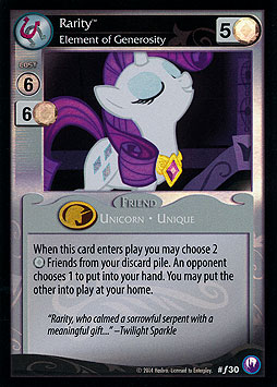 Rarity - Element of Generosity