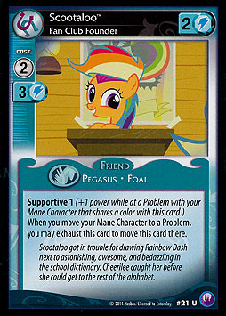Scootaloo - Fan Club Founder