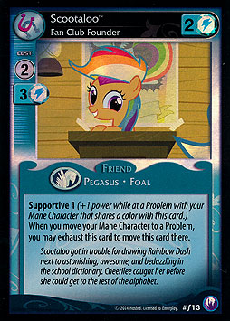 Scootaloo - Fan Club Founder