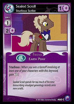 Sealed Scroll - Studious Scribe