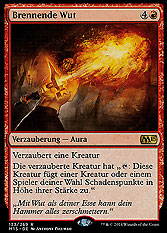 Brennende Wut