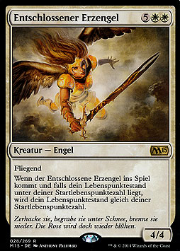 Entschlossener Erzengel