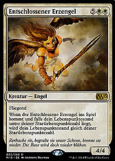 Entschlossener Erzengel