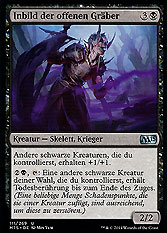 Inbild der offenen Gräber