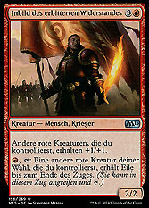 Inbild des erbitterten Widerstandes