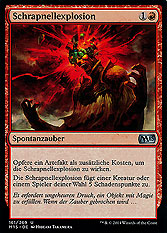 Schrapnellexplosion