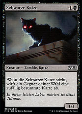 Schwarze Katze