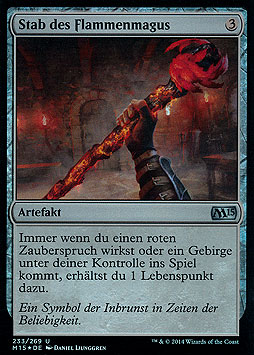 Stab des Flammenmagus