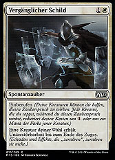 Vergänglicher Schild