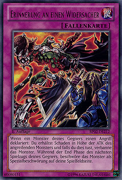 Erinnerung an einen Widersacher