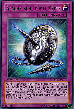 Stachelschild mit Kette