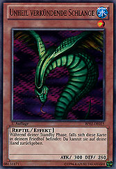 Unheil verkündende Schlange