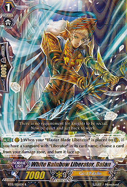 White Rainbow Liberator, Balan