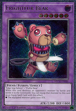 Yu-Gi-Oh! Frightfur Bear - NECH-EN046 - Les Nouveaux Challengers - 1ère Édition - Rare