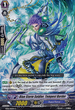 Blue Storm Soldier, Tempest Border