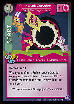  Cutie Mark Crusaders - Ponyville Flag Carriers