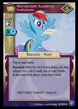 Wonderbolt Academy Invitations