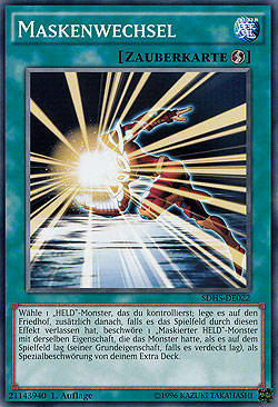 Maskenwechsel