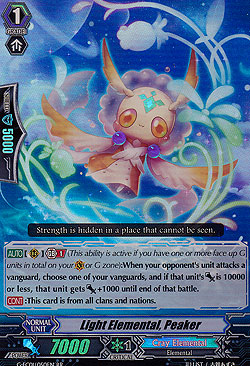 Light Elemental, Peaker