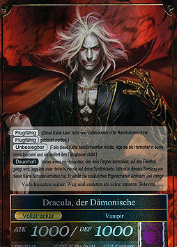 Dracula, der Dämonische//Alucard, Finsterer Nobelmann