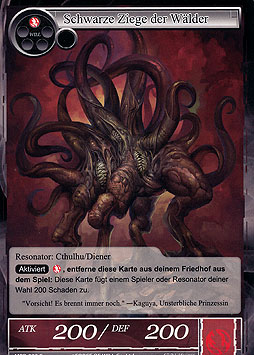 Schwarze Ziege der Wälder