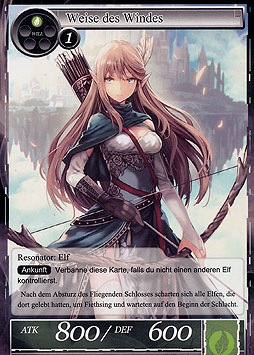 Weise des Windes