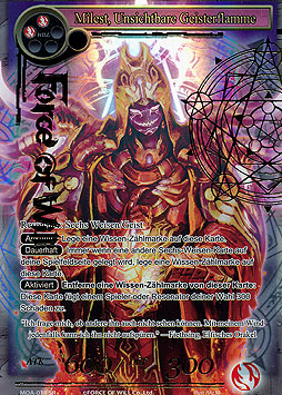 Milest, Unsichtbare Geisterflamme