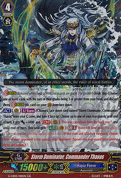 Storm Dominator, Commander Thavas