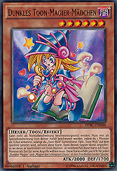 Dunkles Toon-Magier-Mädchen