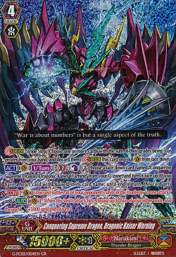 Conquering Supreme Dragon, Dragonic Kaiser Warning