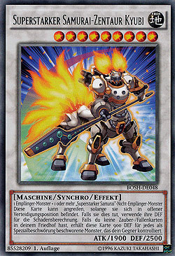 Superstarker Samurai-Zentaur Kyubi